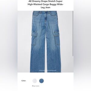 AE Dreamy Drape Baggy Wide Leg Jean